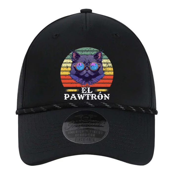 El Pawtrón Cat Dad Grandpa Daddy Cat Fathers Day Performance The Dyno Cap