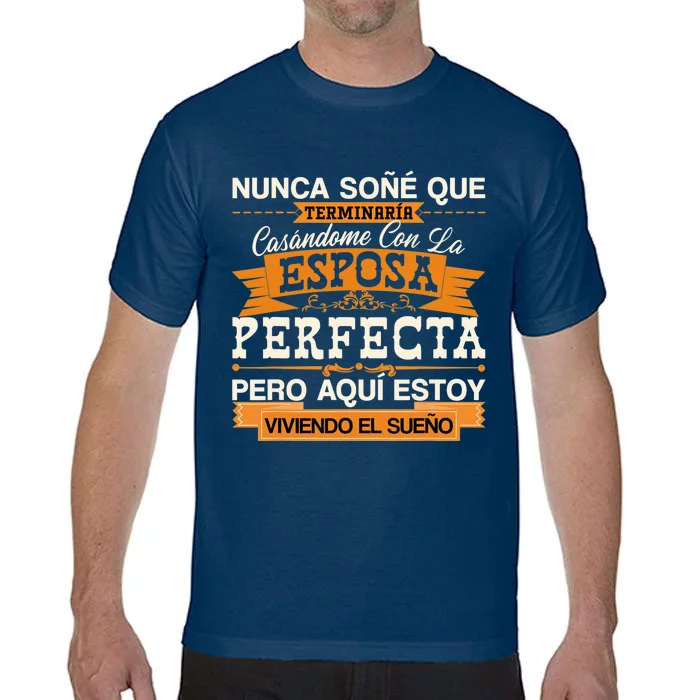 Esposa Perfecta Camiseta para Esposo Para Aniversario Comfort Colors T-Shirt