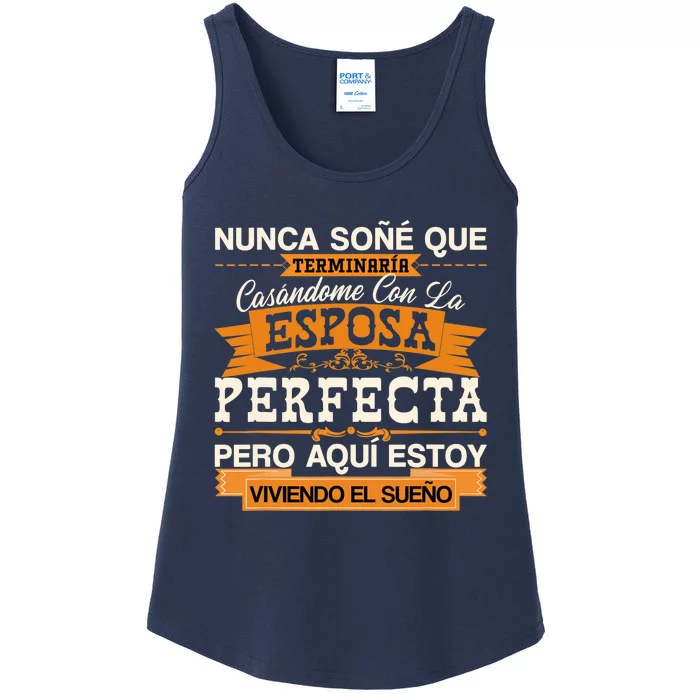 Esposa Perfecta Camiseta para Esposo Para Aniversario Ladies Essential Tank