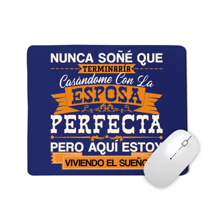 Esposa Perfecta Camiseta para Esposo Para Aniversario Mousepad