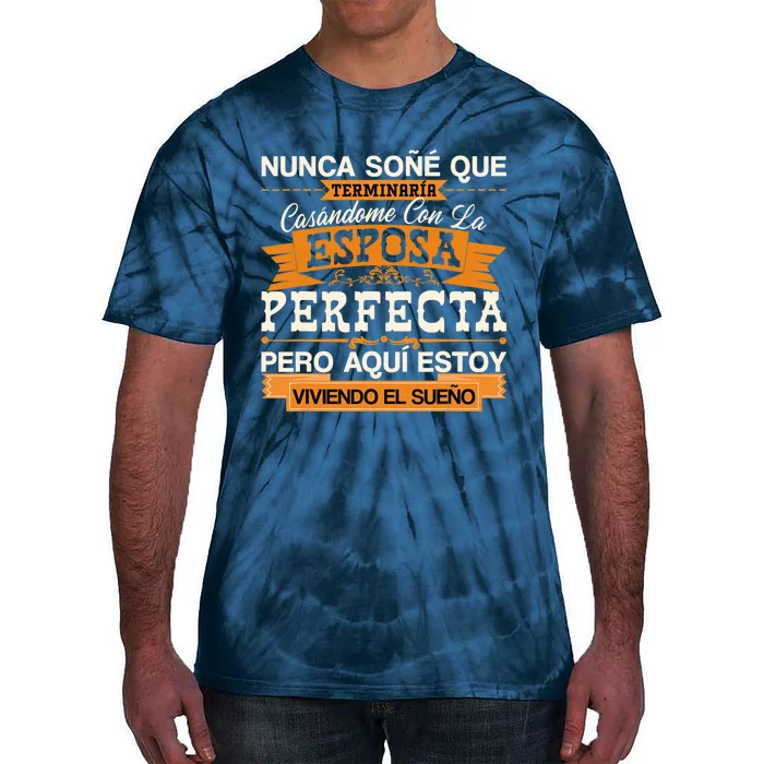 Esposa Perfecta Camiseta para Esposo Para Aniversario Tie-Dye T-Shirt