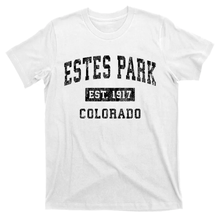 Estes Park Colorado Co Vintage Established Sports Design T-Shirt