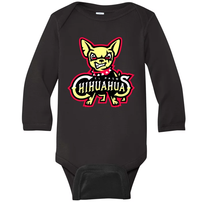 El Paso Chihuahua Baseball Fans Baby Long Sleeve Bodysuit