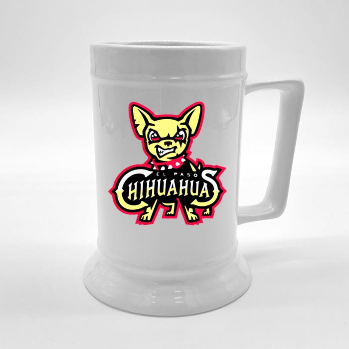 El Paso Chihuahua Baseball Fans Front & Back Beer Stein