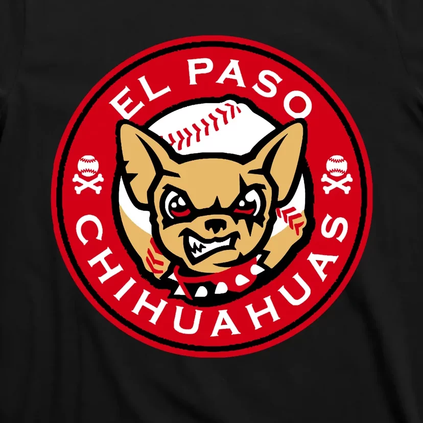 El Paso Chihuahuas Baseball Angry Chihuahua Dog For Fans T-Shirt