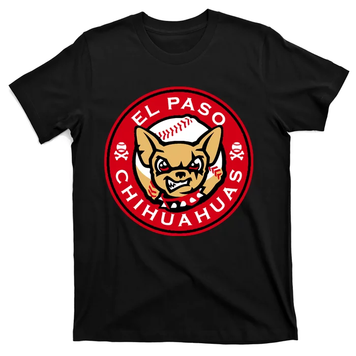 El Paso Chihuahuas Baseball Angry Chihuahua Dog For Fans T-Shirt