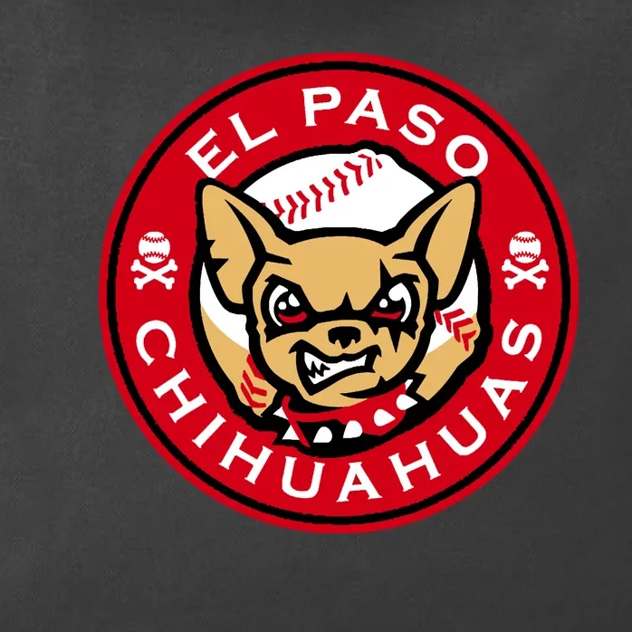 El Paso Chihuahuas Baseball Angry Chihuahua Dog For Fans Zip Tote Bag