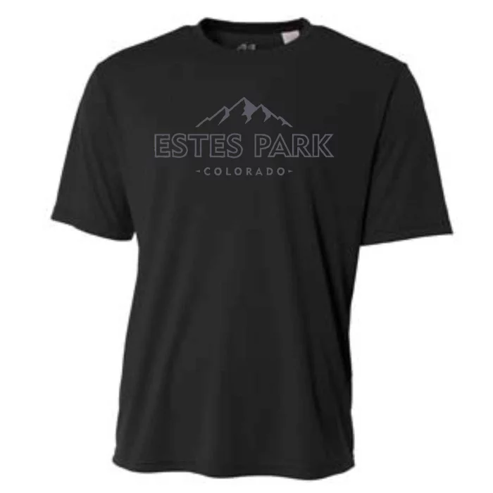 Estes Park Colorado Retro Mountain Ski Souvenir Cooling Performance Crew T-Shirt