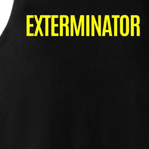 Exterminator Pest Control Halloween Costume Ladies Tri-Blend Wicking Tank