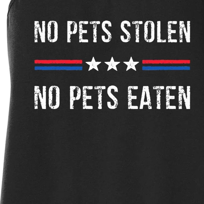 Eating Pets Dogs Was False 2024 Election Vote Kamala Harris Women's Racerback Tank