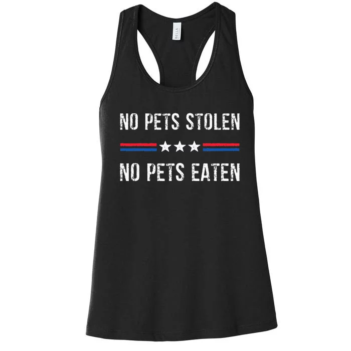 Eating Pets Dogs Was False 2024 Election Vote Kamala Harris Women's Racerback Tank