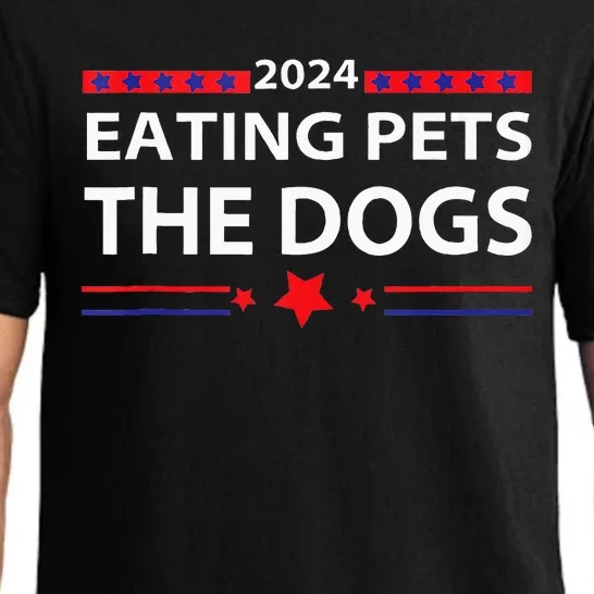 Eating Pets Elections 2024 Democrat Republican Pajama Set