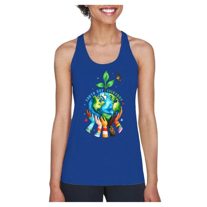 Everyday Protect Environment Save The Planet Women's Racerback Tank