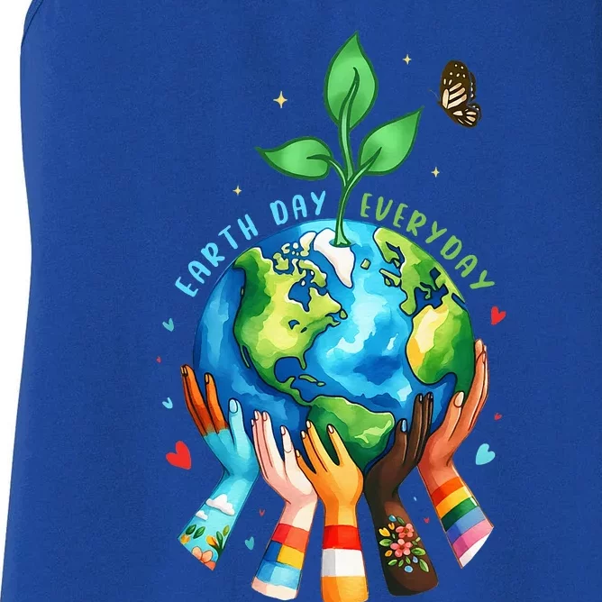 Everyday Protect Environment Save The Planet Women's Racerback Tank