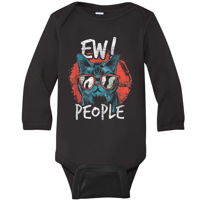 Ew! People Baby Long Sleeve Bodysuit