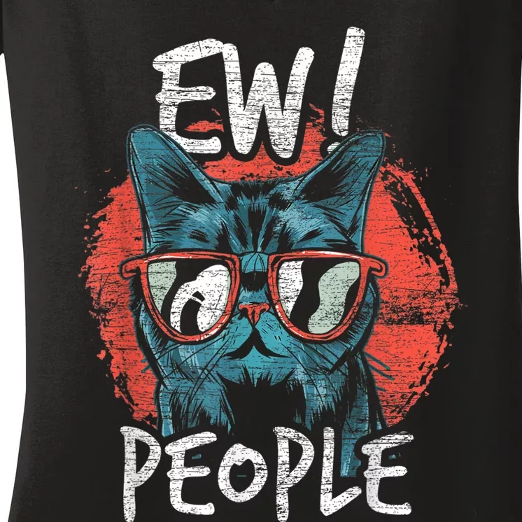 Ew! People Women's V-Neck T-Shirt