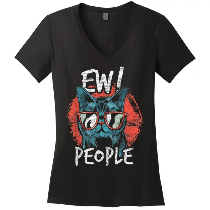 Ew! People Women's V-Neck T-Shirt