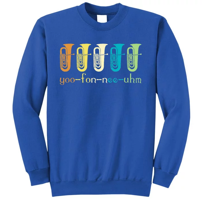 Euphonium Player Euphoniumist Brass Horn Tall Sweatshirt