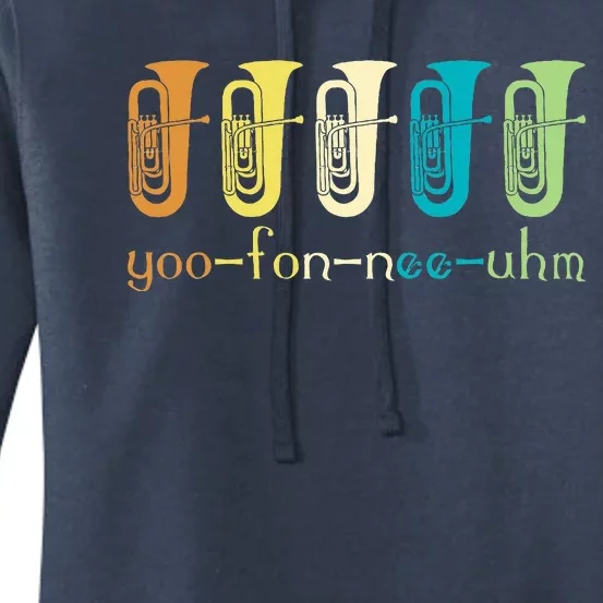 Euphonium Player Euphoniumist Brass Horn Women's Pullover Hoodie