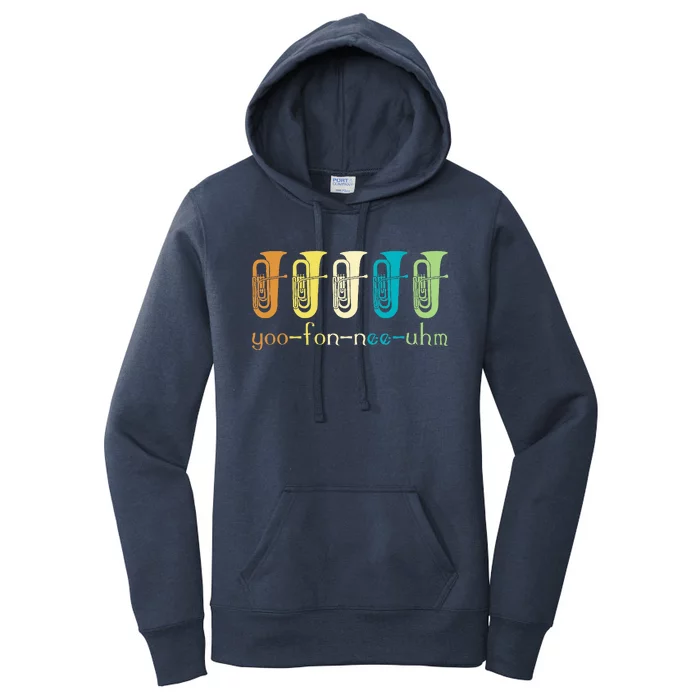 Euphonium Player Euphoniumist Brass Horn Women's Pullover Hoodie