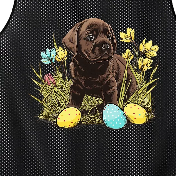 Easter Puppy Mesh Reversible Basketball Jersey Tank