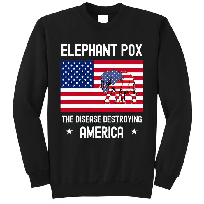 Elephant Pox Tall Sweatshirt