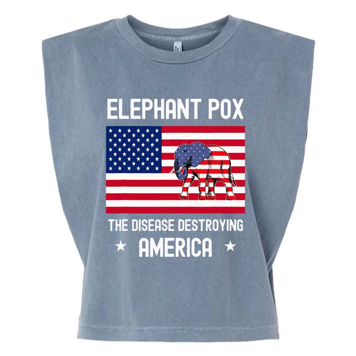 Elephant Pox Garment-Dyed Women's Muscle Tee