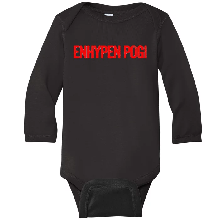 Enhypen Pogi Baby Long Sleeve Bodysuit