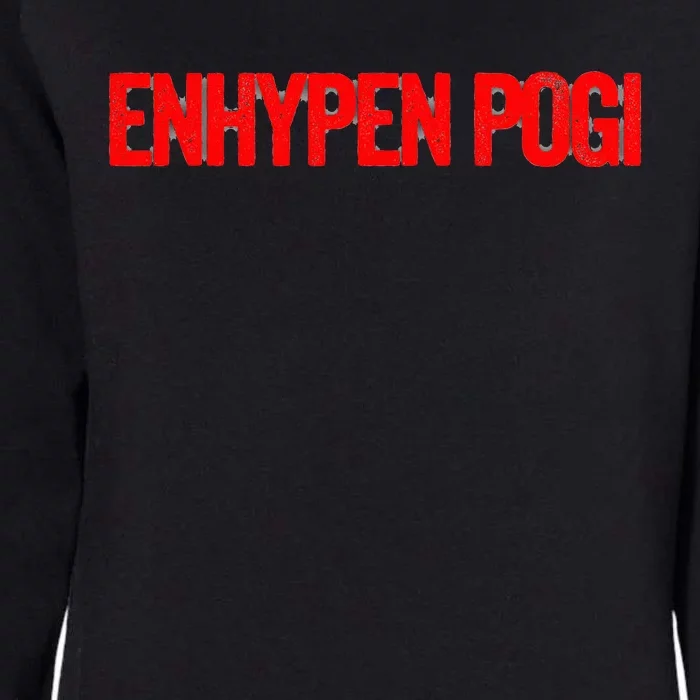 Enhypen Pogi Womens California Wash Sweatshirt