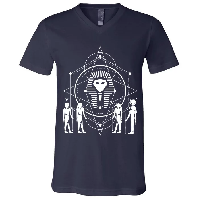 Egyptian Pharaoh Egypt V-Neck T-Shirt