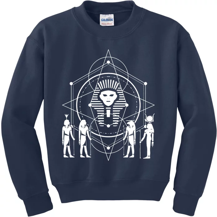 Egyptian Pharaoh Egypt Kids Sweatshirt