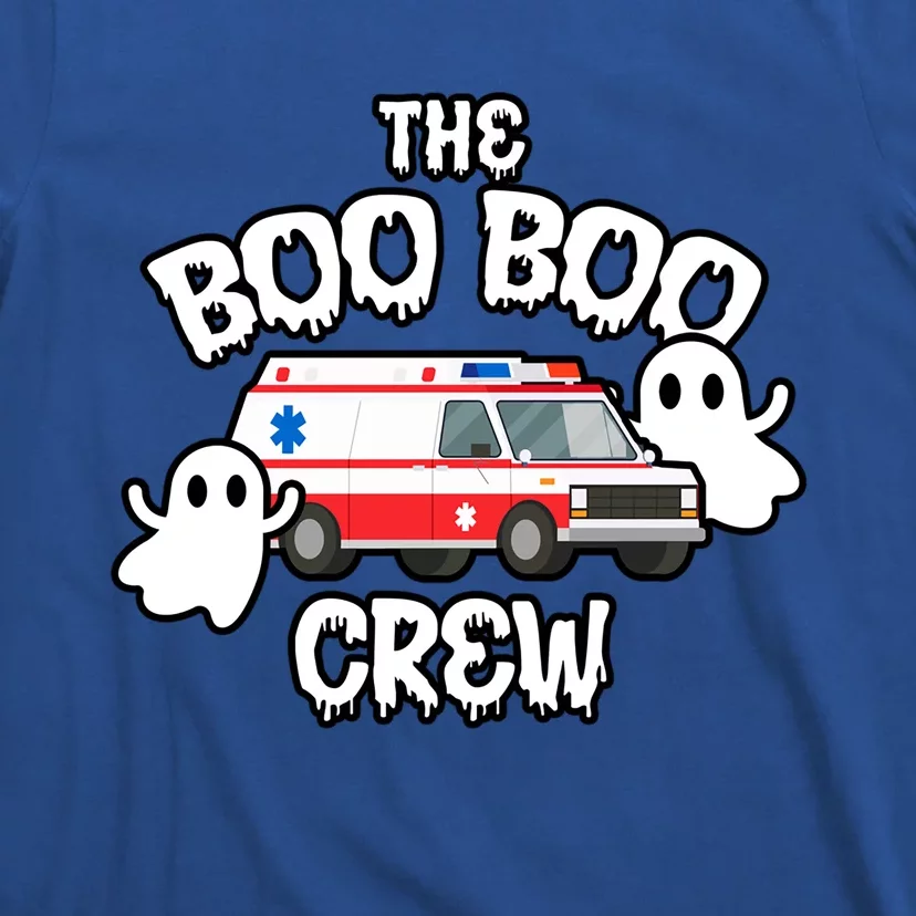 Emt Paramedic Ems Boo Boo Crew Ambulance Ghost Halloween Meaningful Gift T-Shirt