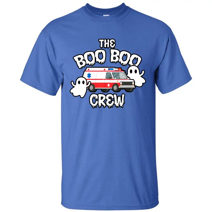 Emt Paramedic Ems Boo Boo Crew Ambulance Ghost Halloween Meaningful Gift Tall T-Shirt