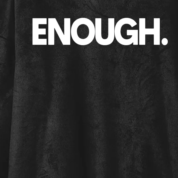 Enough Protest Hooded Wearable Blanket