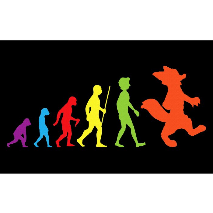 Evolution Proud Furry Tail Ear Furry Person Cosplay Bumper Sticker