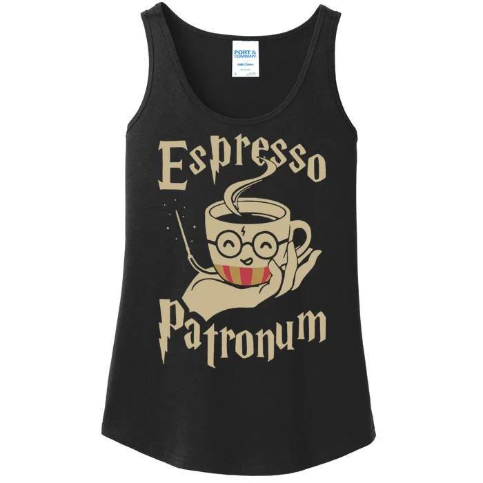 Espresso Patronum For Coffee Lovers Funny Wizard Ladies Essential Tank