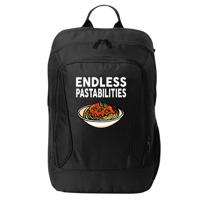 Endless Pastabilities Funny Pasta Spaghetti City Backpack