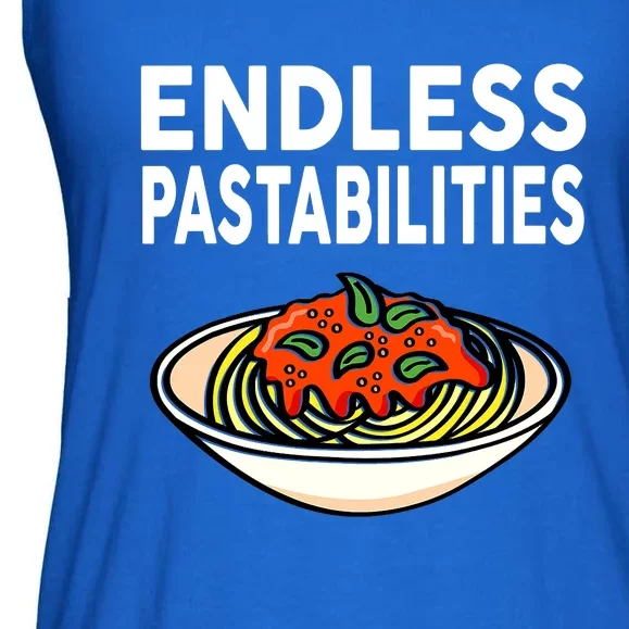 Endless Pastabilities Funny Pasta Spaghetti Ladies Essential Flowy Tank