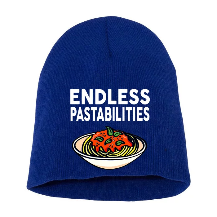 Endless Pastabilities Funny Pasta Spaghetti Short Acrylic Beanie