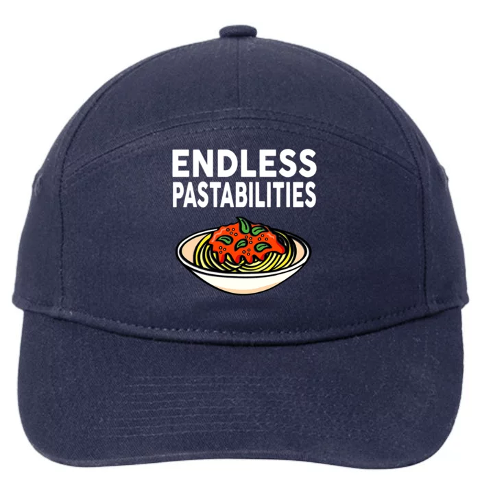 Endless Pastabilities Funny Pasta Spaghetti 7-Panel Snapback Hat