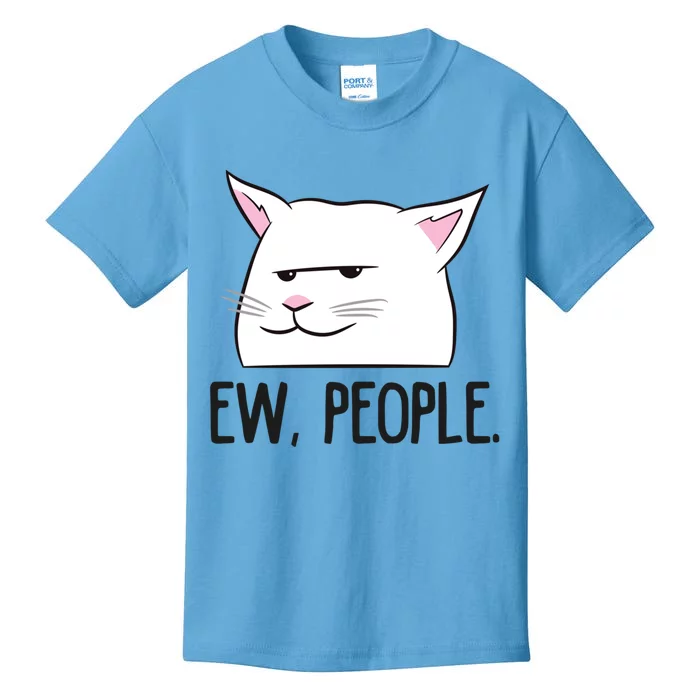 Ew People Funny Cat Owner Gift Love Cats Gift Kids T-Shirt