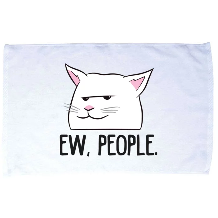 Ew People Funny Cat Owner Gift Love Cats Gift Microfiber Hand Towel