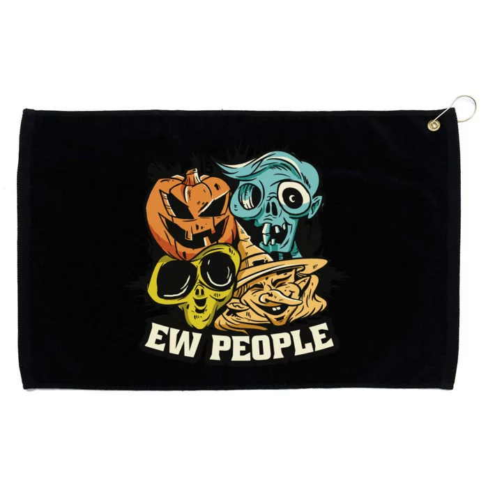 Ew People Funny Halloween Monsters Grommeted Golf Towel