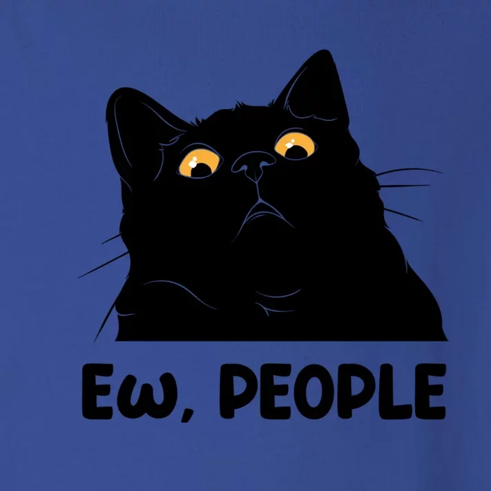 Ew People Funny Black Cat Lover Fun Cat Saying Great Gift Toddler Long Sleeve Shirt