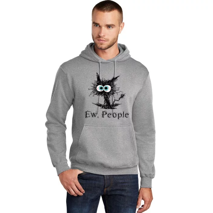 Ew People Funny Cat Tall Hoodie