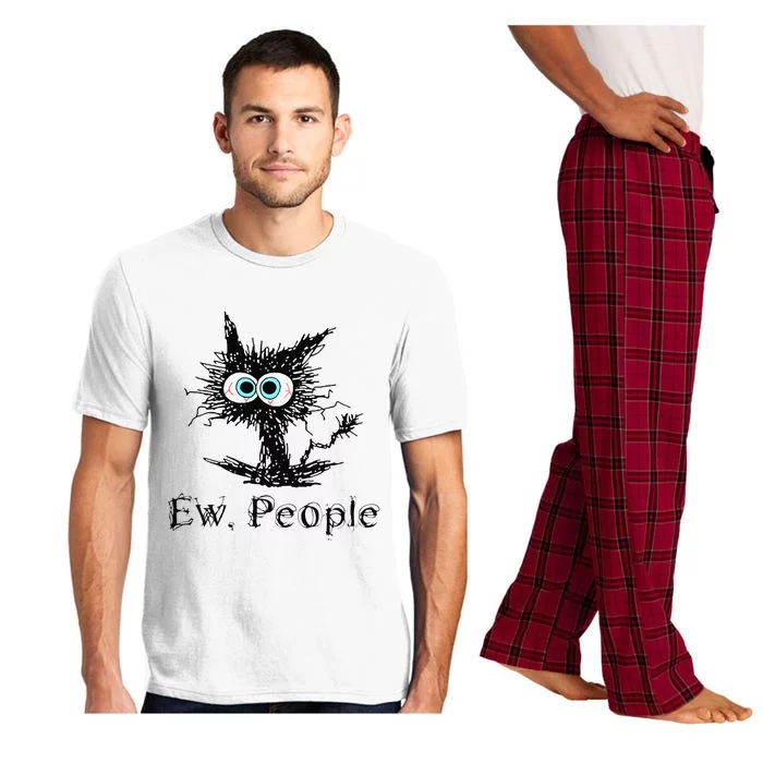 Ew People Funny Cat Pajama Set