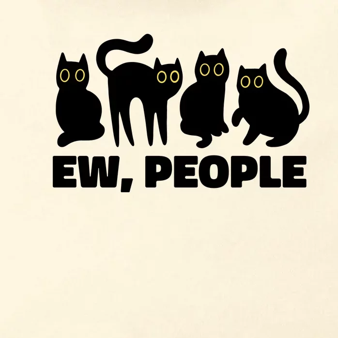 Ew People Funny Cat Lover Zip Tote Bag