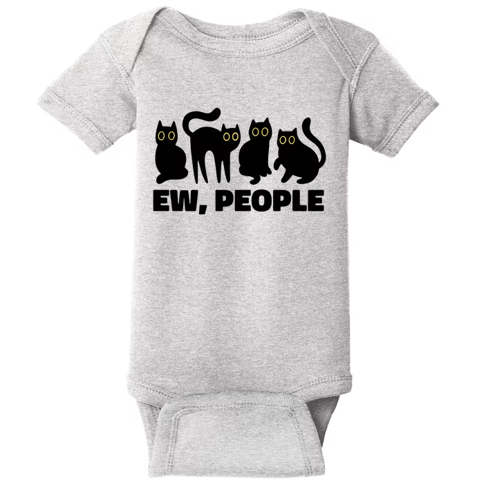 Ew People Funny Cat Lover Baby Bodysuit