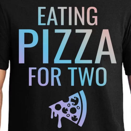 Eating Pizza For Two Great Gift Pregnancy Gift Pajama Set