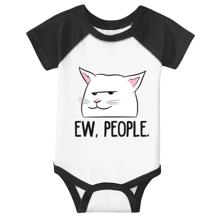 Ew People Funny Cat Owner Gift Love Cats Gift Infant Baby Jersey Bodysuit